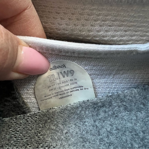 Allbirds Tree Loungers Kaikoura White with white sole Women’s size 9 - Picture 2 of 11